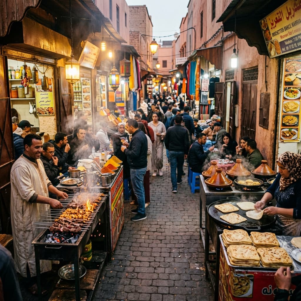 وجبات الشارع المميزة